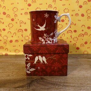 STARBUCKS COFFEE Christmas Mug by Rosanna 2010 w/Box